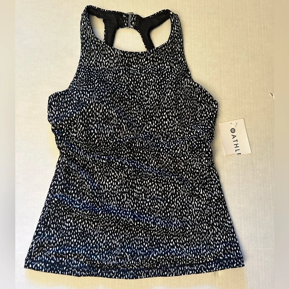 Athleta Maldives Bra top tankini swim sport top animal print NWTSz-34-B/C.   AA3 - Picture 6 of 11